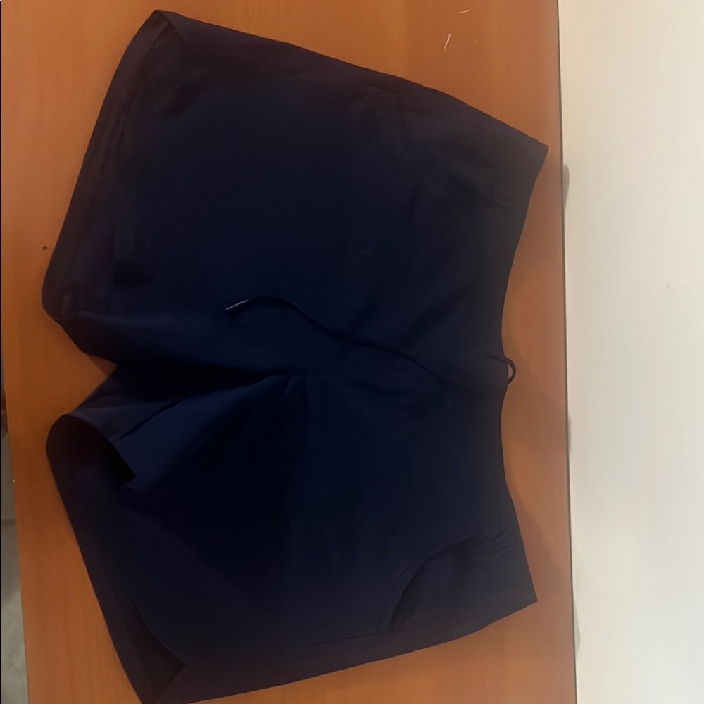 Lands End blue Athletic Shorts with attached undies